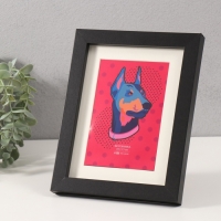 Фоторамка МДФ на 1 фото 10х15 см с паспарту "Аллегра" черная 2х18х23 см Фоторамка МДФ на 1 фото 10х15 см с паспарту "Аллегра" черная 2х18х23 см