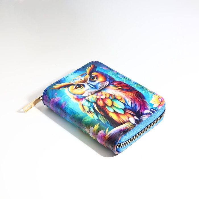 Кошелёк на молнии, цвет синий Кошелёк на молнии, цвет синий