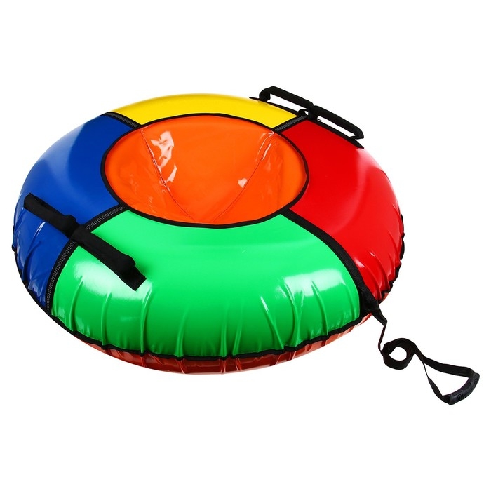 Тюбинг-ватрушка Winter Star, диаметр чехла 120 см, цвета МИКС Тюбинг-ватрушка Winter Star, диаметр чехла 120 см, цвета МИКС