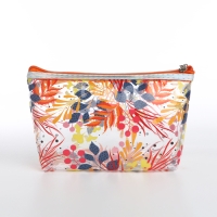 Косметичка на молнии, цвет оранжевый Косметичка на молнии, цвет оранжевый