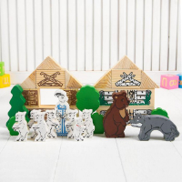 Конструктор &laquo;Сказки: волк и семеро козлят&raquo;, 28 элементов