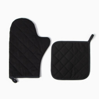 Набор кухонный &laquo;Floral mood&raquo; варежка-прихватка 20х28см, прихватка 19х19см,100% хл