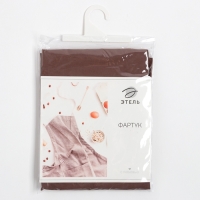 Фартук Этель "Kitchen" 60х70 см, цвет коричневый, 100% хлопок, саржа 220 г/м2 Фартук Этель "Kitchen" 60х70 см, цвет коричневый, 100% хлопок, саржа 220 г/м2