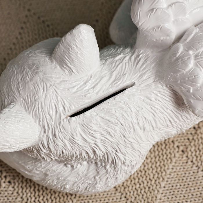 Копилка Копилка "Песик ангел" 21х12см, белый