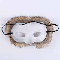 Маска карнавальная "Сова с мехом" Маска карнавальная "Сова с мехом"