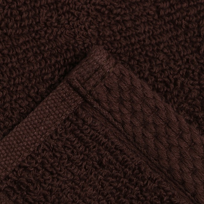 Полотенце махровое LoveLife "Twined" 30х60 см, цвет кофейный, 100% хлопок, 420 гр/м2