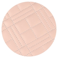 Ежедневник недатированный А5, 164 листа ESCALADA, твёрдый переплёт с поролоном, искусственная кожа "Лайка", стёганая строчка, кремовый офсет 70 г/м&sup2;, розовый