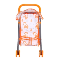 Коляска летняя для кукол «Лисички», металлический каркас Коляска летняя для кукол «Лисички», металлический каркас