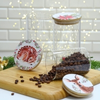 Новый год. Банка для хранения &laquo;Олененок&raquo;, 950 мл