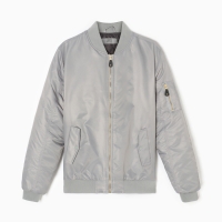 Бомбер мужской на молнии MIST, размер 48, серый Бомбер мужской на молнии MIST, размер 48, серый