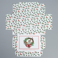 Коробка подарочная новогодняя складная &laquo;Сказочного нового года&raquo;, 21 х 15 х 5 см, Новый год