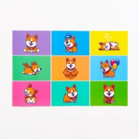 Коврик под миску "Пижон", 43 х 28 см, "Веселый корги" Коврик под миску "Пижон", 43 х 28 см, "Веселый корги"