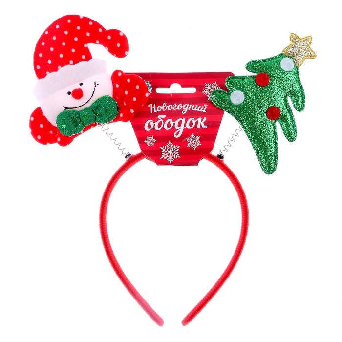 Карнавальный ободок &laquo;Новый год&raquo;, виды МИКС