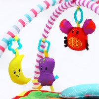 Развивающий коврик с дугами «Слоник и друзья», квадратный, Крошка Я Развивающий коврик с дугами «Слоник и друзья», квадратный, Крошка Я