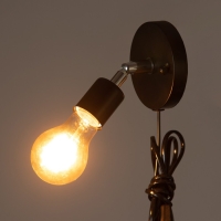 Спот "Дарни" с проводом и выкл. Е27 40Вт черный 10х10х10-160см Спот "Дарни" с проводом и выкл. Е27 40Вт черный 10х10х10-160см