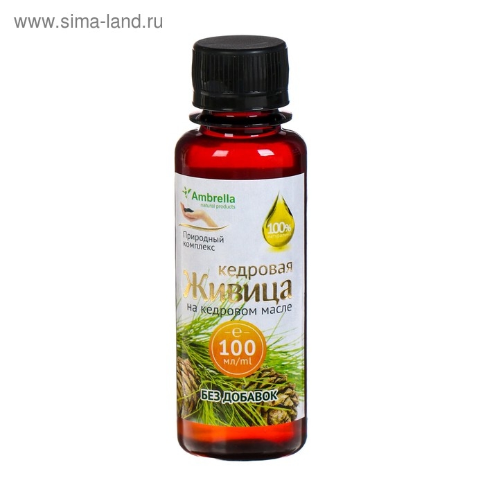 Кедровая живица на кедровом масле без добавок, от холестерина, 100 мл Кедровая живица на кедровом масле без добавок, от холестерина, 100 мл