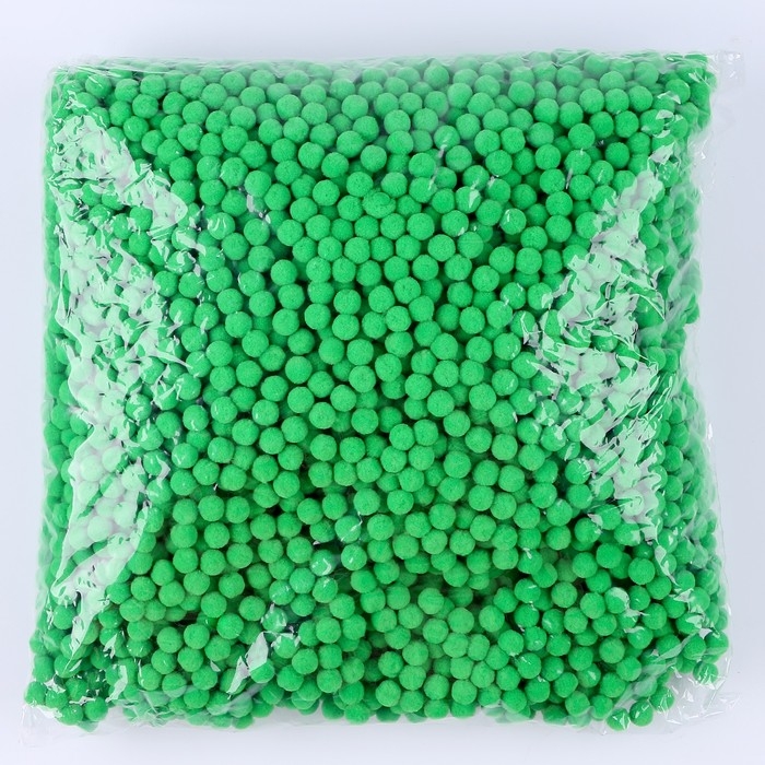 Набор деталей для декора &laquo;Бомбошки&raquo;, набор 5000 шт., размер 1 шт. &mdash; 1 см, цвет зелёный