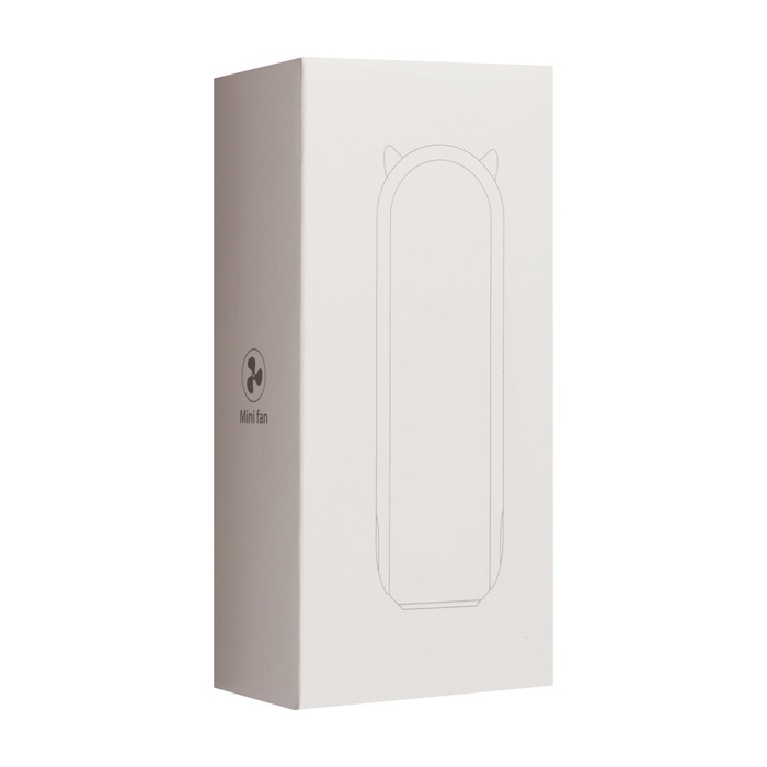 Портативный вентилятор FS08, функция Power bank 1200 мАч, 2 режима, USB, складной, белый Портативный вентилятор FS08, функция Power bank 1200 мАч, 2 режима, USB, складной, белый