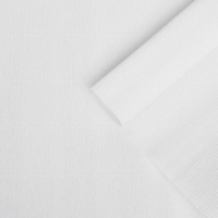 Бумага для упаковки и поделок, гофрированная, белоснежная, однотонная, двусторонняя, рулон 1шт., 0,5 х 2,5 м Бумага для упаковки и поделок, гофрированная, белоснежная, однотонная, двусторонняя, рулон 1шт., 0,5 х 2,5 м