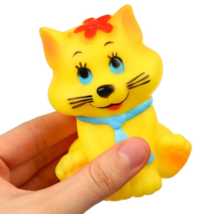 Набор резиновых игрушек для ванны &laquo;Друзья&raquo;, с пищалкой, 4 шт, Крошка Я