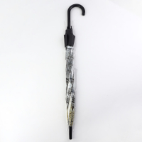 Зонт - трость полуавтоматический &laquo;Города&raquo;, 8 спиц, R = 40/60 см, D = 120 см, рисунок МИКС