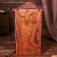 Ключница "Узоры" дерево 28х16х6 см