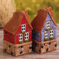 Аромалампа Домик &laquo;Санчо&raquo;, 13 см, ручная работа, микс