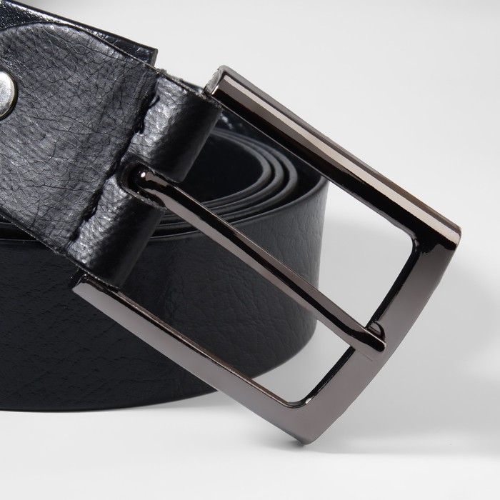 Пряжка для ремня, 5,3 &times; 4,5 см, 35 мм, цвет чёрный никель