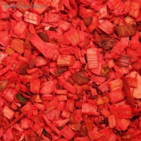 Щепа декоративная, красная 20л. Щепа декоративная, красная 20л.