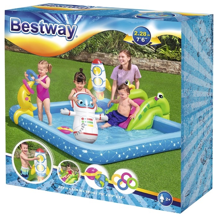 Игровой центр надувной &laquo;Маленький астронавт&raquo;, 228 х 206 х 84 см, от 2 лет, 53126