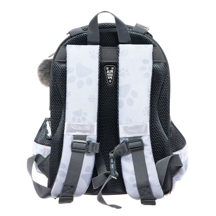 Рюкзак каркасный, 35х26х13, Seventeen, девочка EVA, серый Рюкзак каркасный, 35х26х13, Seventeen, девочка EVA, серый