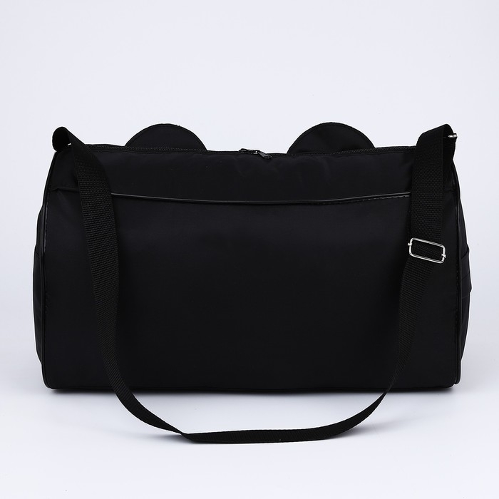 Сумка детская спортивная для девочки &laquo;Панда с ушками&raquo;, 40х21х24 см, цвет чёрный