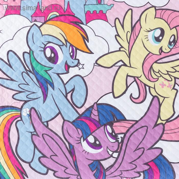 Покрывало детское "Friends" 1,5 сп &laquo;Мой маленький пони&raquo;, 145х210 см, микрофибра