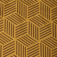 Простыня на резинке Атра 140х200х20, Фиджи, т-беж, бязь 120г/м, хл100%