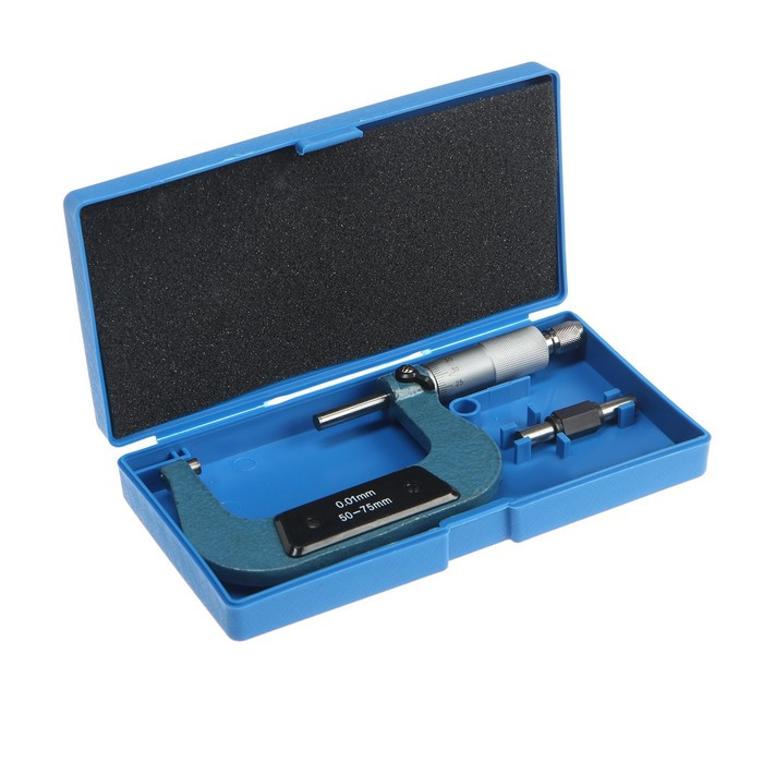 Микрометр механический ТУНДРА, 50-75 мм Микрометр механический ТУНДРА, 50-75 мм