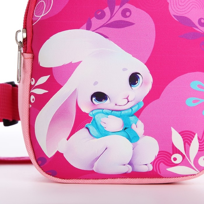 Сумка детская для девочки через плечо Сумка детская для девочки через плечо "Миленький зайчик"