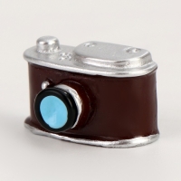Миниатюра кукольная &laquo;Фотоаппарат&raquo;, набор 2 шт., размер 1 шт. &mdash; 2 &times; 1,3 &times; 1,1 см