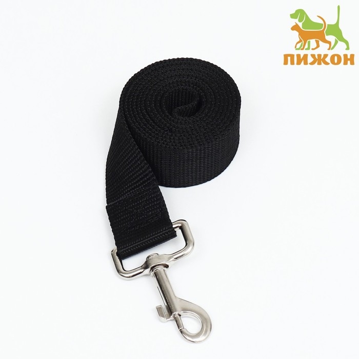 Поводок 1,2 м х 3 см, черный Поводок 1,2 м х 3 см, черный
