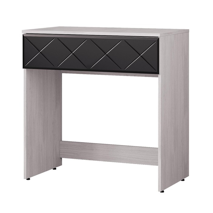 Туалетный столик Кимберли, 802х460х824, Ясень белый/Лакобель черная Туалетный столик Кимберли, 802х460х824, Ясень белый/Лакобель черная