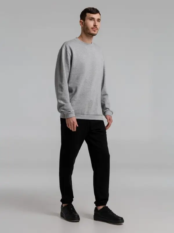 Толстовка Spider 260 серый меланж, размер S