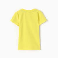 Футболка для девочки, цвет желтый, рост 86 см