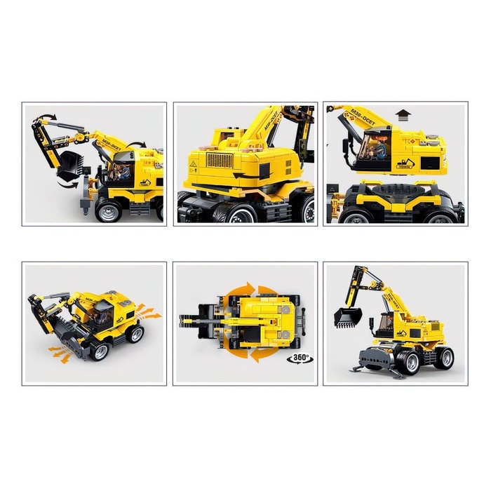 Конструктор Механо &laquo;Экскаватор&raquo;, радиоуправление, 353 детали