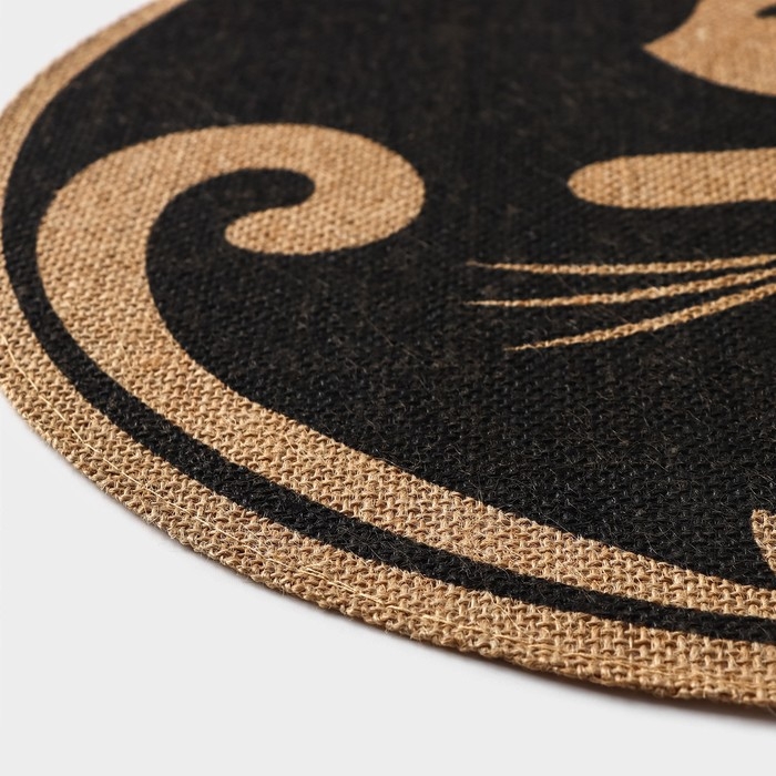 Салфетка сервировочная на стол &laquo;Инь и ян&raquo;, 38&times;38 см