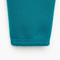 Костюм детский (худи, брюки) MINAKU: Basic Line KIDS, oversize, цвет изумруд, рост 140