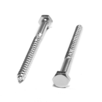 Шуруп-болт ТУНДРА, сантехнический, оцинкованный, DIN 571, М6х80 мм, 4,8 - 5 кг Шуруп-болт ТУНДРА, сантехнический, оцинкованный, DIN 571, М6х80 мм, 4,8 - 5 кг