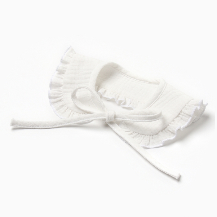 Платье с воротничком Крошка Я Муслин, 74-80, бежевый