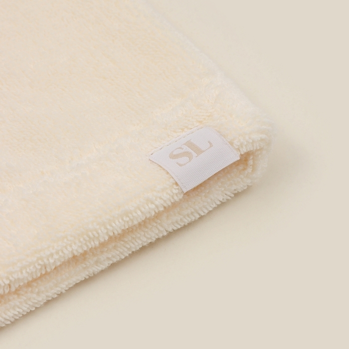 Халат махровый с капюшоном мужской SL HOME: Basic "Айвори", размер M, 100% хлопок, 420 г/м2