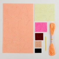 Набор для создания игрушки из фетра с перфорацией и наполнителем «Корги» Набор для создания игрушки из фетра с перфорацией и наполнителем «Корги»