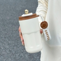 Термокружка, 450 мл, Coffee "Мастер К", сохраняет тепло до 6 ч, термометр Термокружка, 450 мл, Coffee "Мастер К", сохраняет тепло до 6 ч, термометр