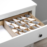 Органайзер для хранения белья Доляна Points, 24 ячейки, 30&times;30&times;10 см, цвет бежевый